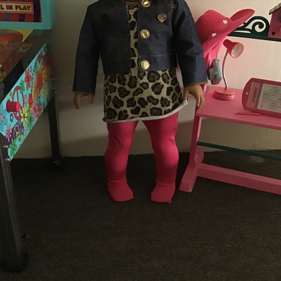 Pink Tights For 18 inch Doll - Picture 1 of 3